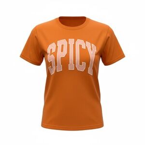 Sweet Claire Bold Orange “Spicy” Tee